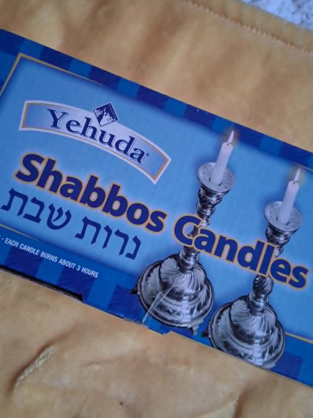 SHABBOS CANDLES-WHITE 72 COUNT